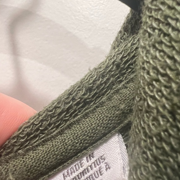 UO Military green cropped hoodie - Picture 5 of 5